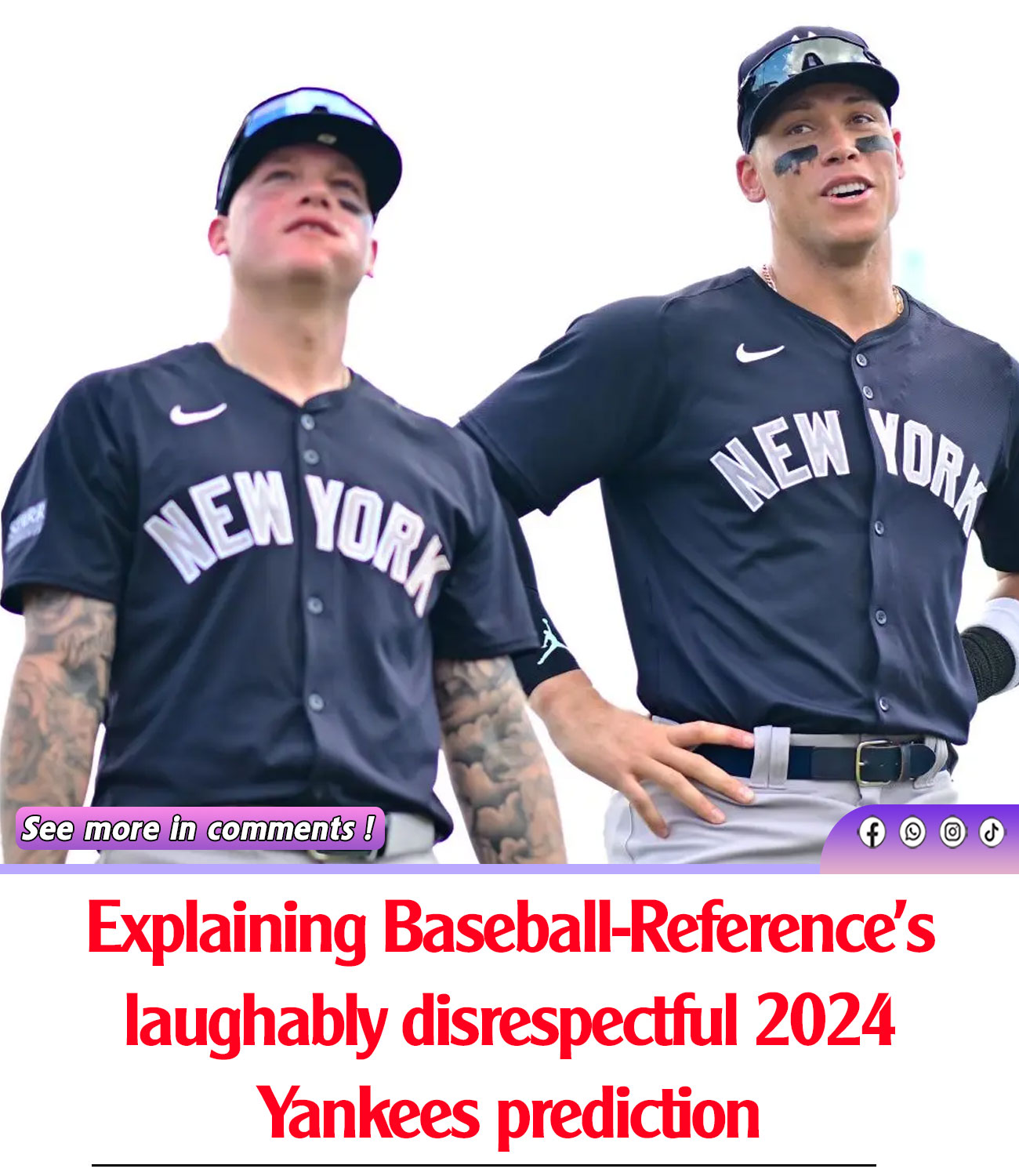 Explaining BaseballReference's laughably disrespectful 2024 Yankees