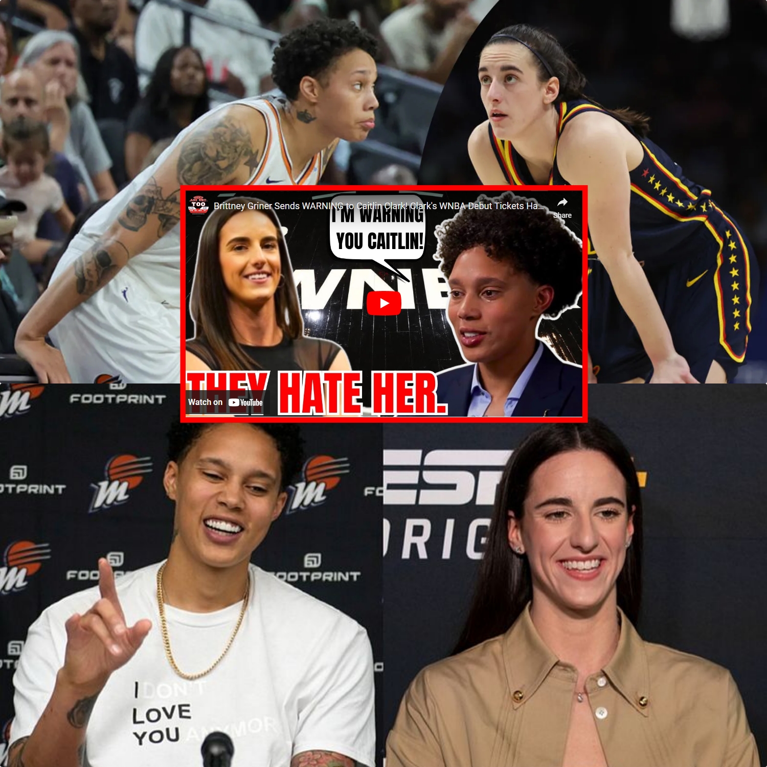 Brittney Griner sends a WARNING to Caitlin Clark! Clark's WNBA debut ...