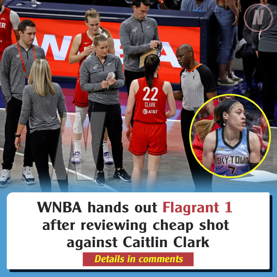 Caitlin Clark Takes Hard Foul Wnba Hands Out Flagrant 1 After Reviewing Cheap Shot Against