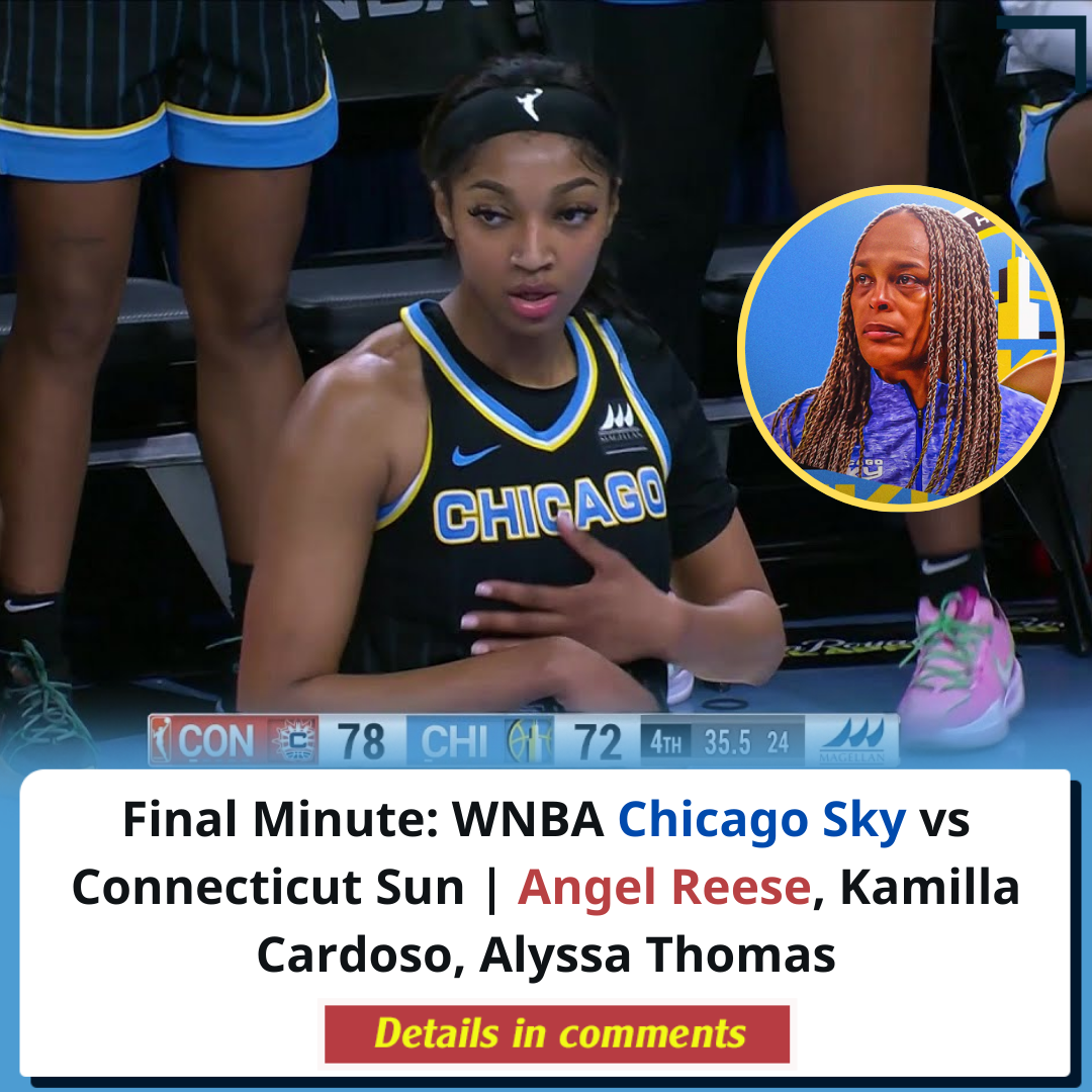 Final Minute: WNBA Chicago Sky vs Connecticut Sun | Angel Reese ...